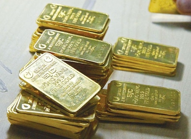 Giá vàng miếng SJC đảo chiều tăng tới 500.000 đồng/lượng, sau chuỗi 5 ngày đi ngang và giảm mạnh. &lpar;Ảnh: Int&rpar;