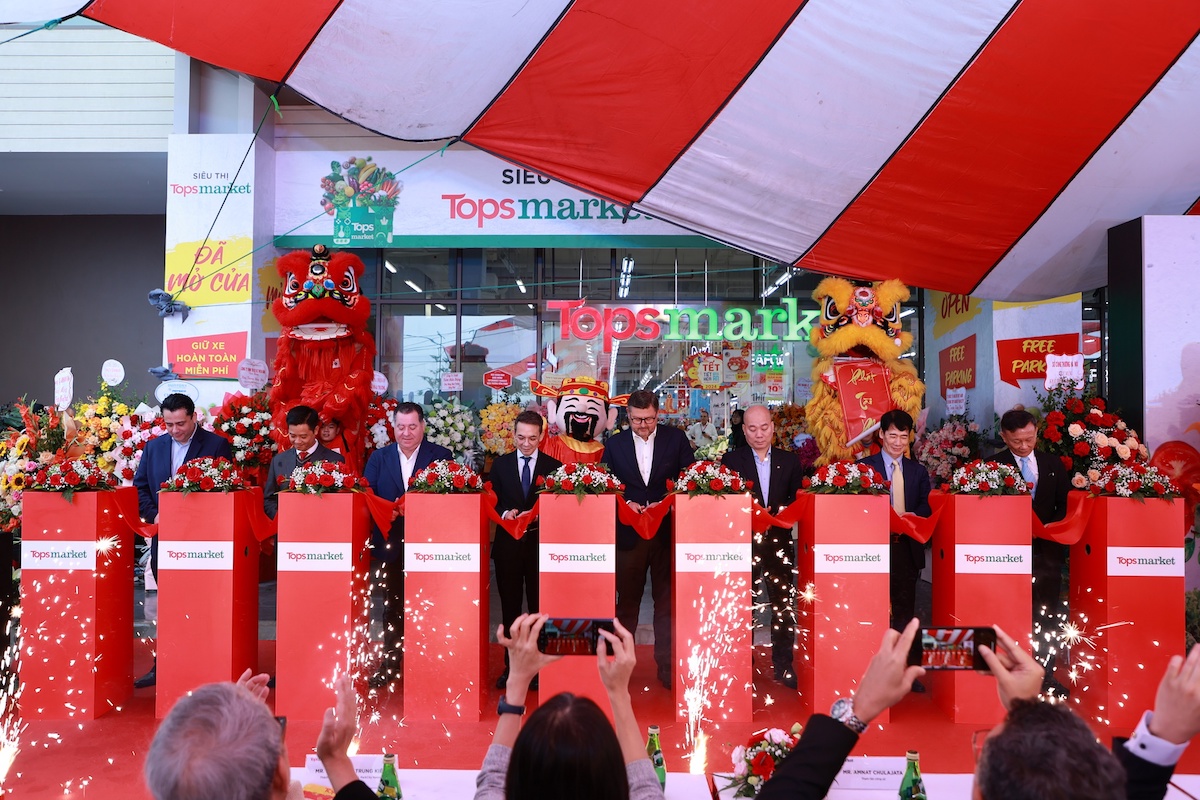 Siêu thị Tops Market phiên bản mới đầu tiên chính thức hoạt động tại Hà Nội.