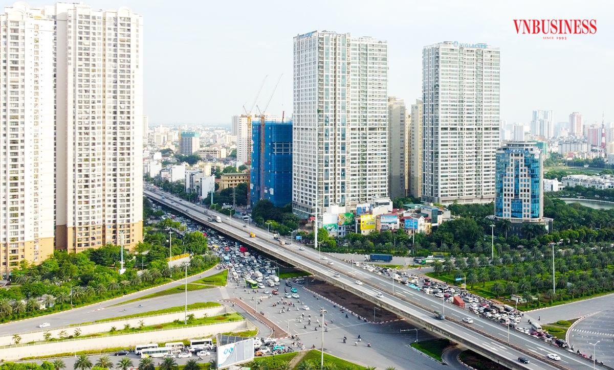 Tốc độ tăng giá nhà ở Hà Nội đang cao hơn so với TP.HCM &lpar;Ảnh: Duy Thế&rpar;.