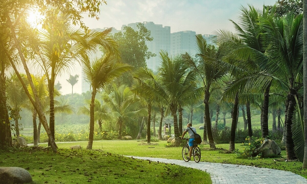 Cuộc sống xanh, hiền hòa ở KĐT Ecopark.