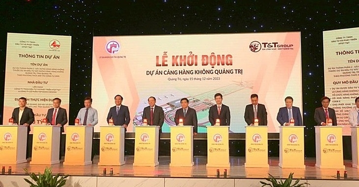 Dự án trọng điểm Cảng hàng không Quảng Trị đã chính thức khởi động tháng 12/2023.