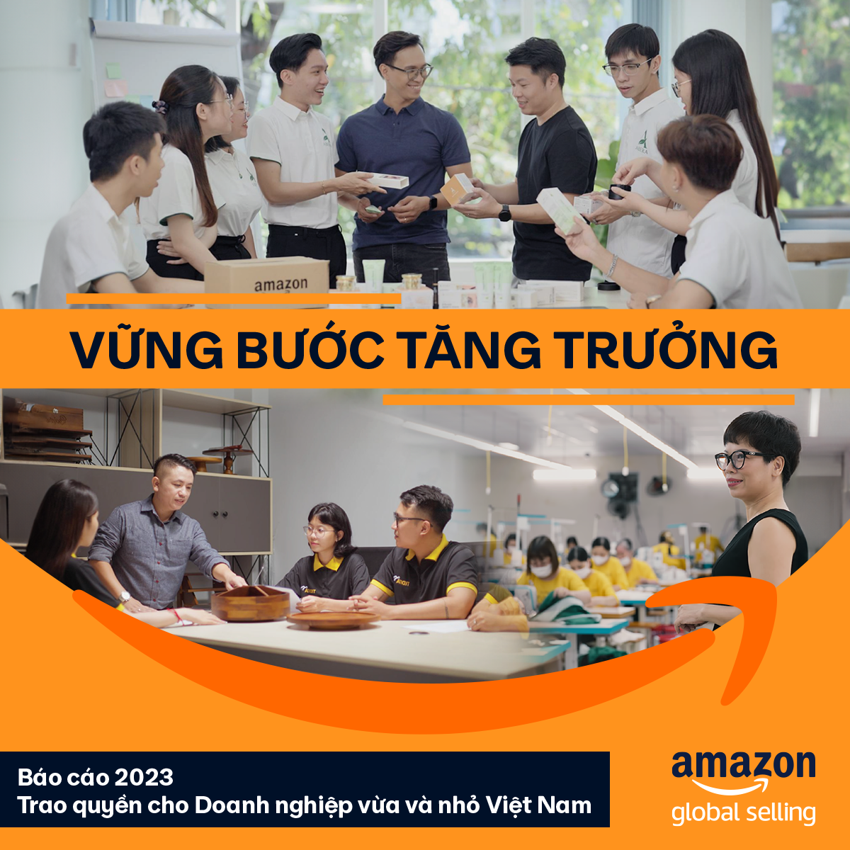 Báo cáo Hoạt động 2023 của Amazon: Trao quyền cho Doanh nghiệp vừa và nhỏ Việt Nam.