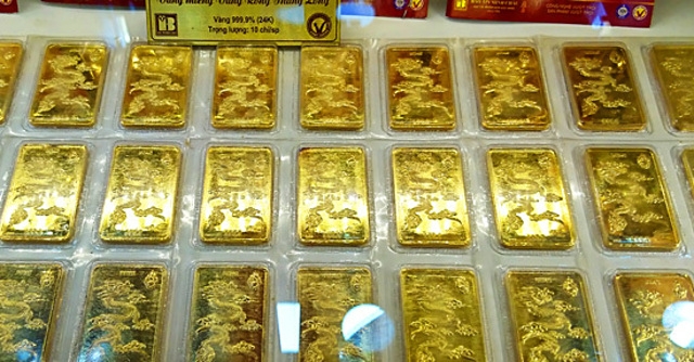 Vàng miếng SJC giao dịch trên 78 triệu đồng/lượng.