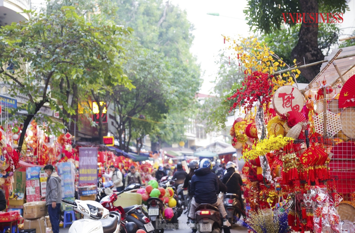 Không gian chợ hoa Tết được trang hoàng rực rỡ, ngập tràn sắc Xuân, luôn cuốn hút đông đảo người dân Thủ đô đến thưởng lãm.