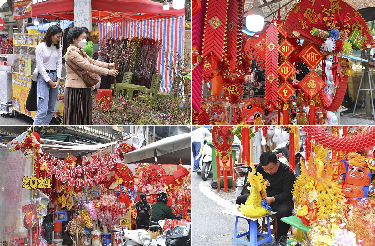 Từ những loại hoa Tết truyền thống cho đến các sản phẩm trang trí.