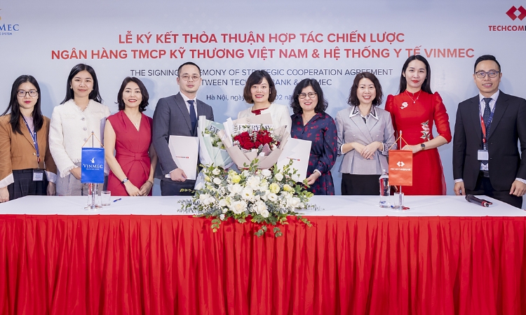 Techcombank và Vinmec hợp tác chiến lược tối ưu hóa lợi ích khách hàng