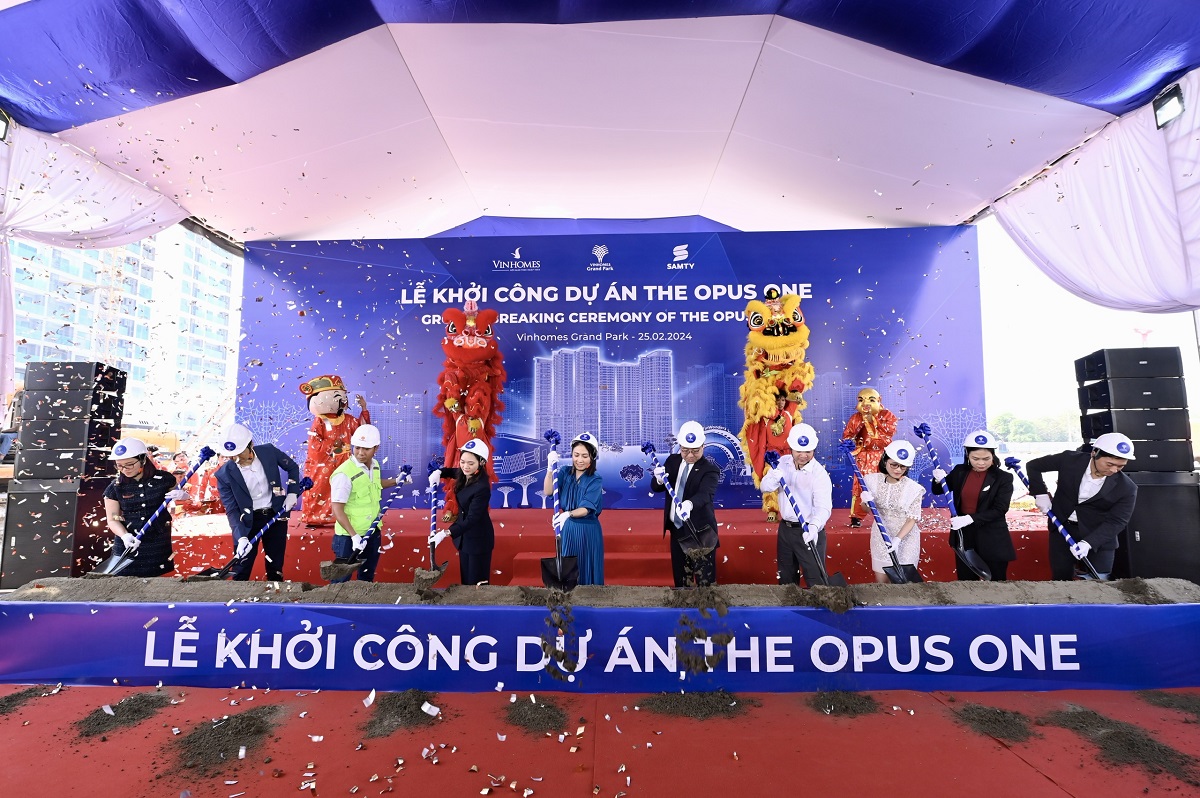 Lễ khởi công dự án The One tại Vinhomes Grand Park.