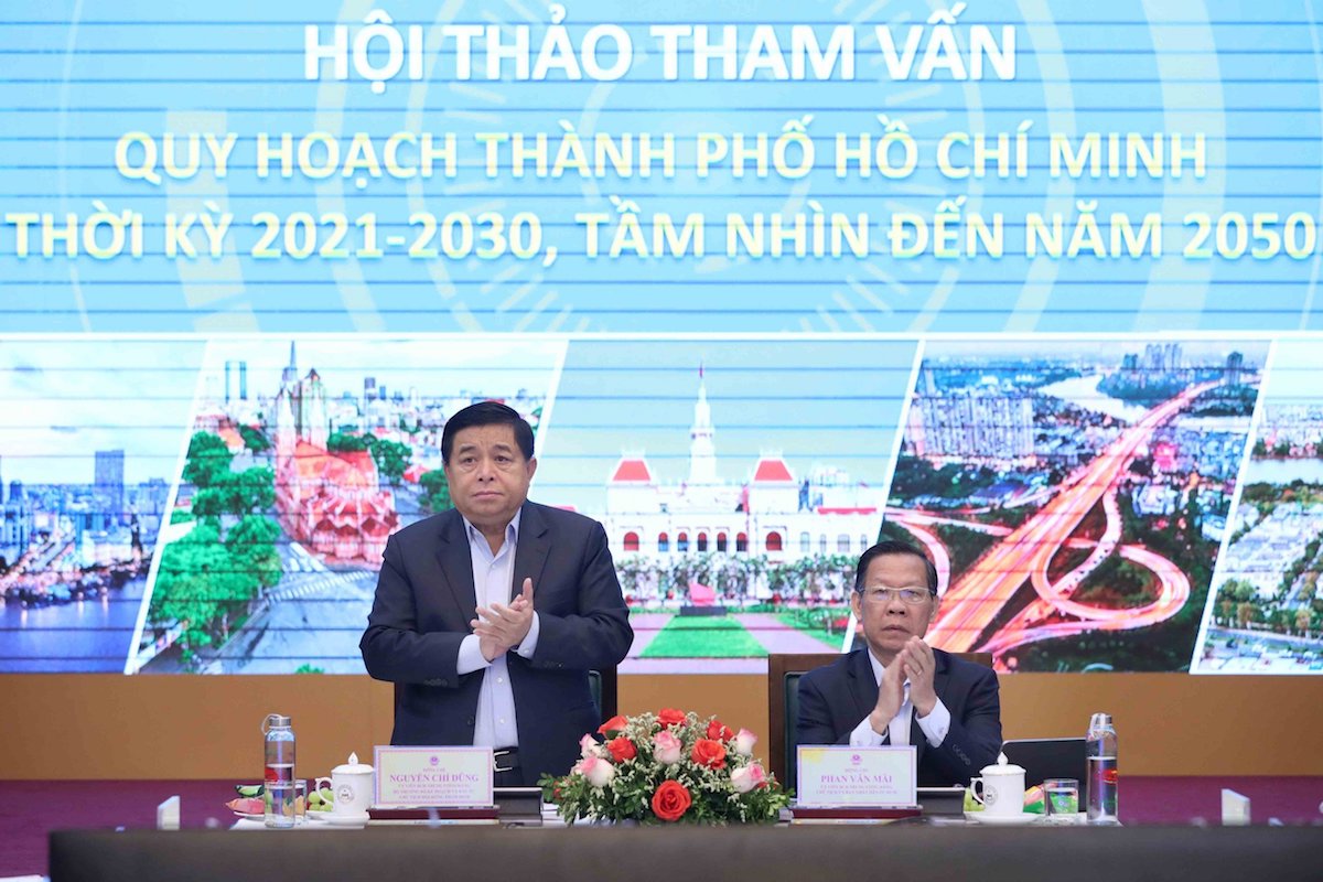 Bộ KH&ĐT cùng UBND TP.HCM đã tổ chức Hội thảo tham vấn đối với dự thảo Quy hoạch TP. Hồ Chí Minh thời kỳ 2021-2030, tầm nhìn đến năm 2050.