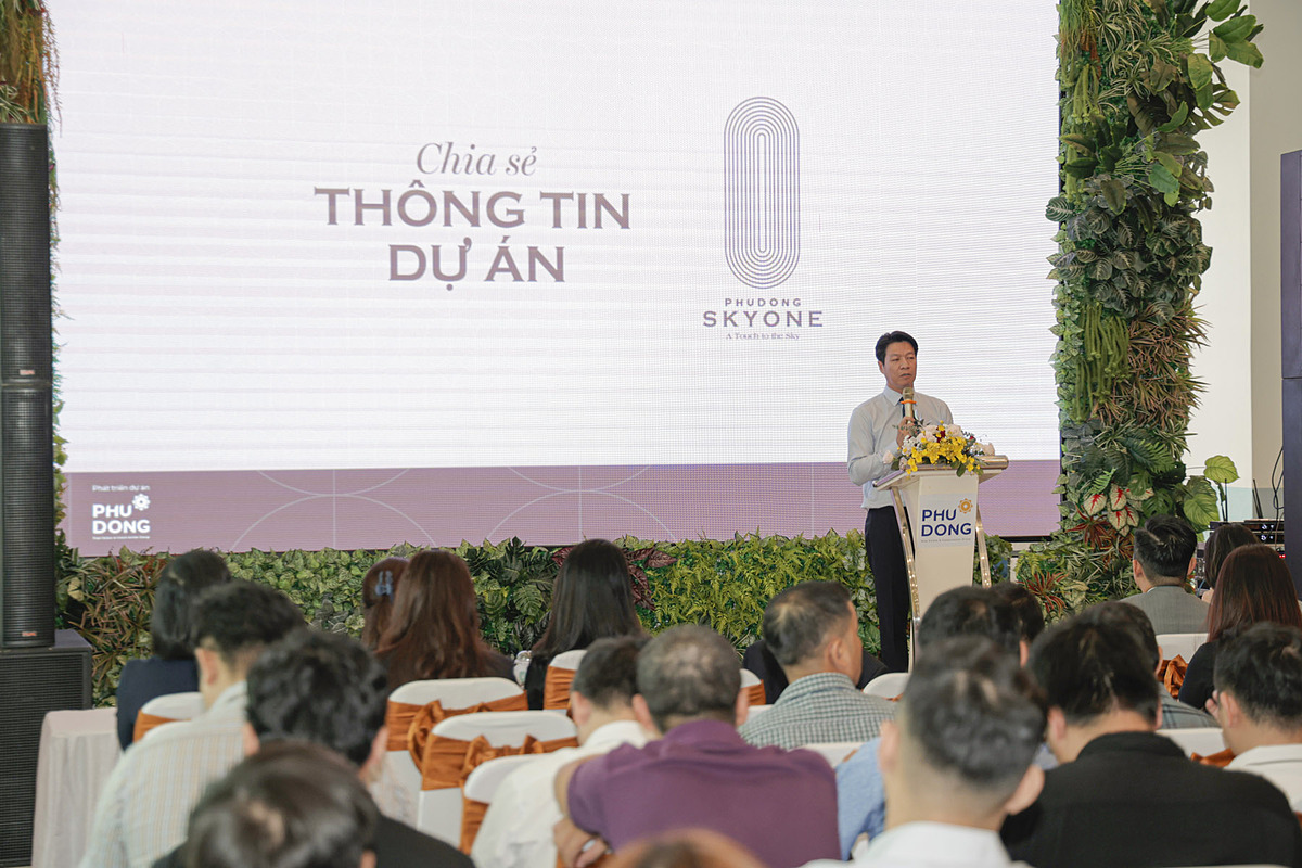 Ông Ngô Quang Phúc, Tổng giám đốc Phú Đông Group thông tin về dự án Phú