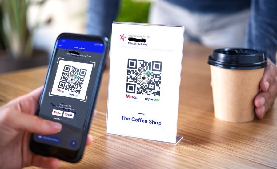 Trong tháng 1, thanh toán qua QR code tăng 892,95% về số lượng và 1.062,01% về giá trị.