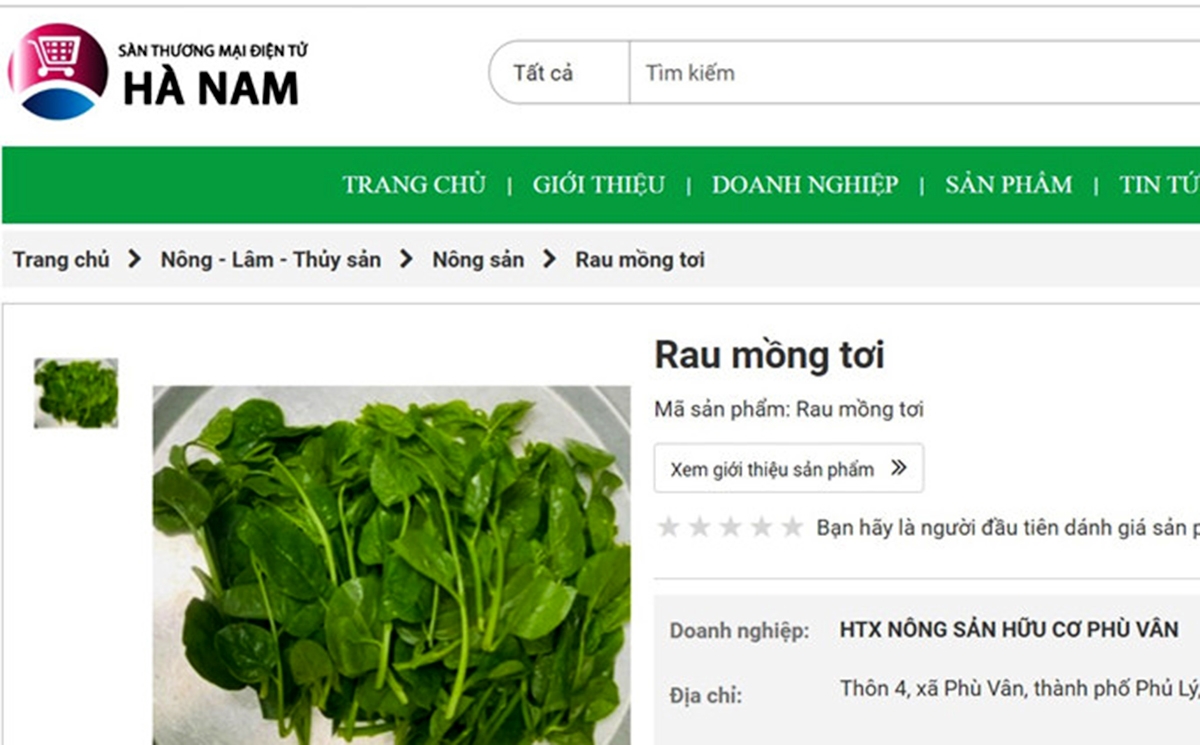 Việc đẩy mạnh đưa hàng lên chợ mạng giúp HTX, nông dân mở rộng thị trường tiêu thụ.