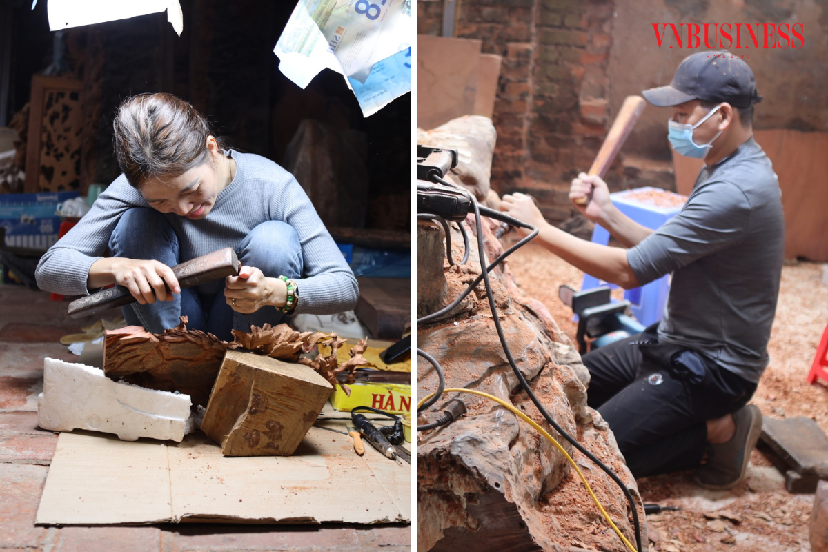 Xuyên suốt 1 thập kỷ hoạt động, HTX Gỗ mỹ nghệ Hiệp Thắng nổi bật với mô hình vừa sản xuất, vừa đào tạo nghề.