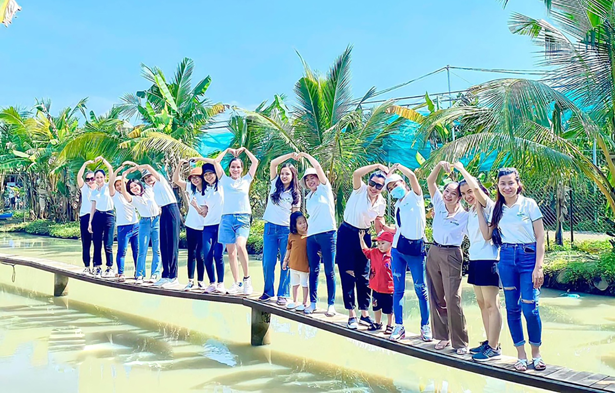 Các nhà vườn ở Long Khánh đang áp dụng nhiều chiến lược thông minh để hút khách du lịch &lpar;Ảnh: BĐN&rpar;.