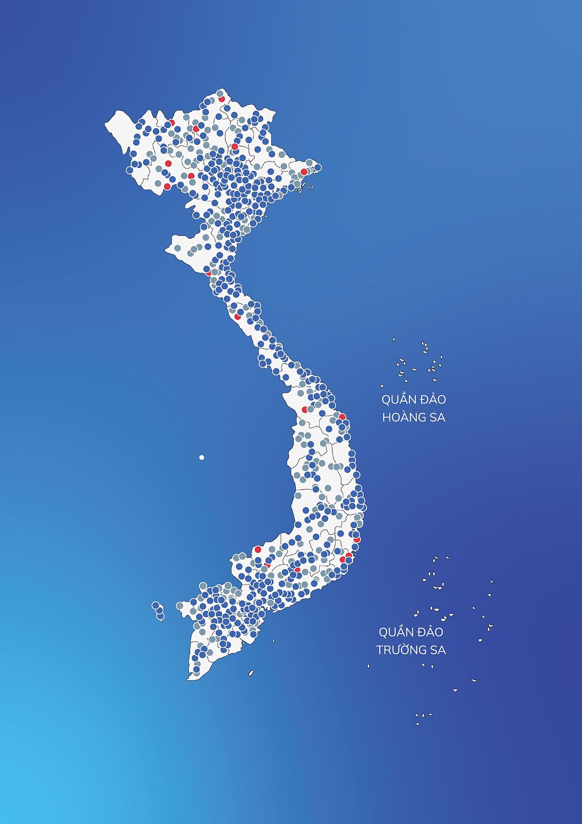 Hệ thống trạm sạc VinFast đã phủ rộng khắp 63 tỉnh, thành Việt Nam.