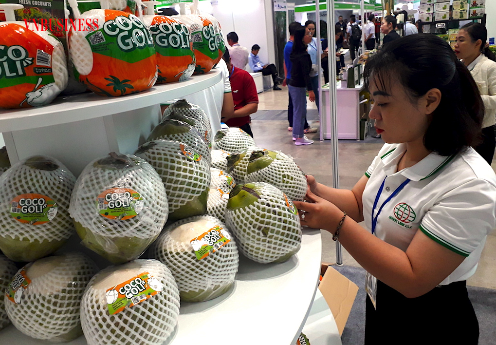 Giá cước vận chuyển dừa trái từ Việt Nam đi sân bay Heathrow &lpar;London, Anh&rpar; lên tới mức 3,8 USD/kg làm cản trở quá trình xuất khẩu của DN.