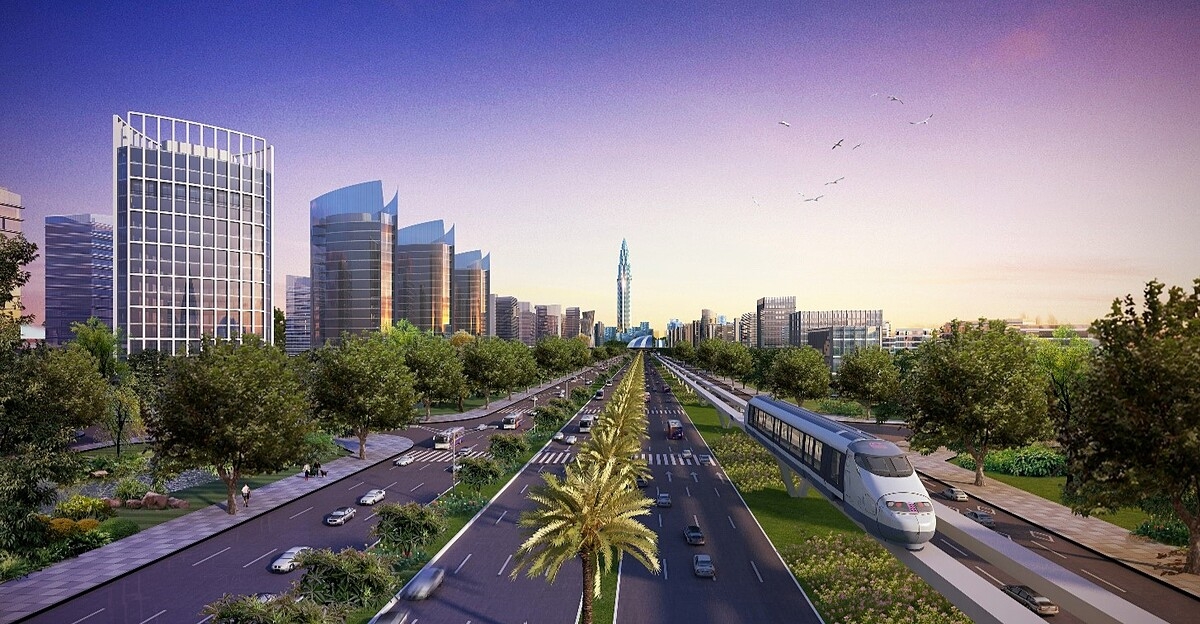 Phối cảnh dự án Thành phố Thông minh Bắc Hà Nội.