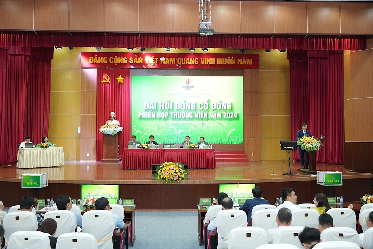 Toàn cảnh phiên họp đại hội cổ đông thường niên năm 2024.