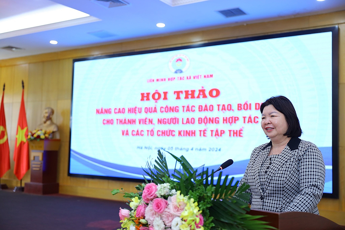 Nhân lực HTX được Chủ tịch Liên mInh HTX Việt Nam đánh giá là có vai trò quan tr