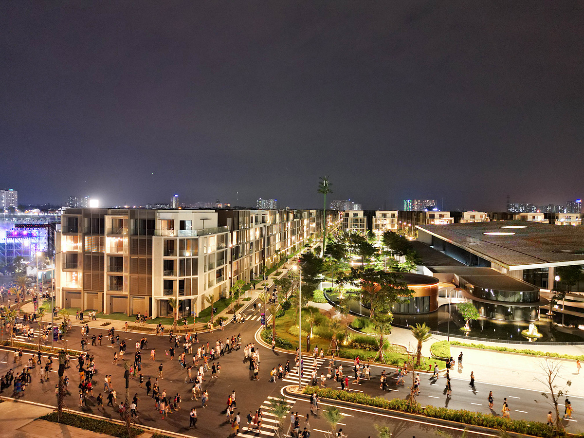 SOHO là phân khu đầu tiên được hoàn thiện và bàn giao tại dự án The Global City.