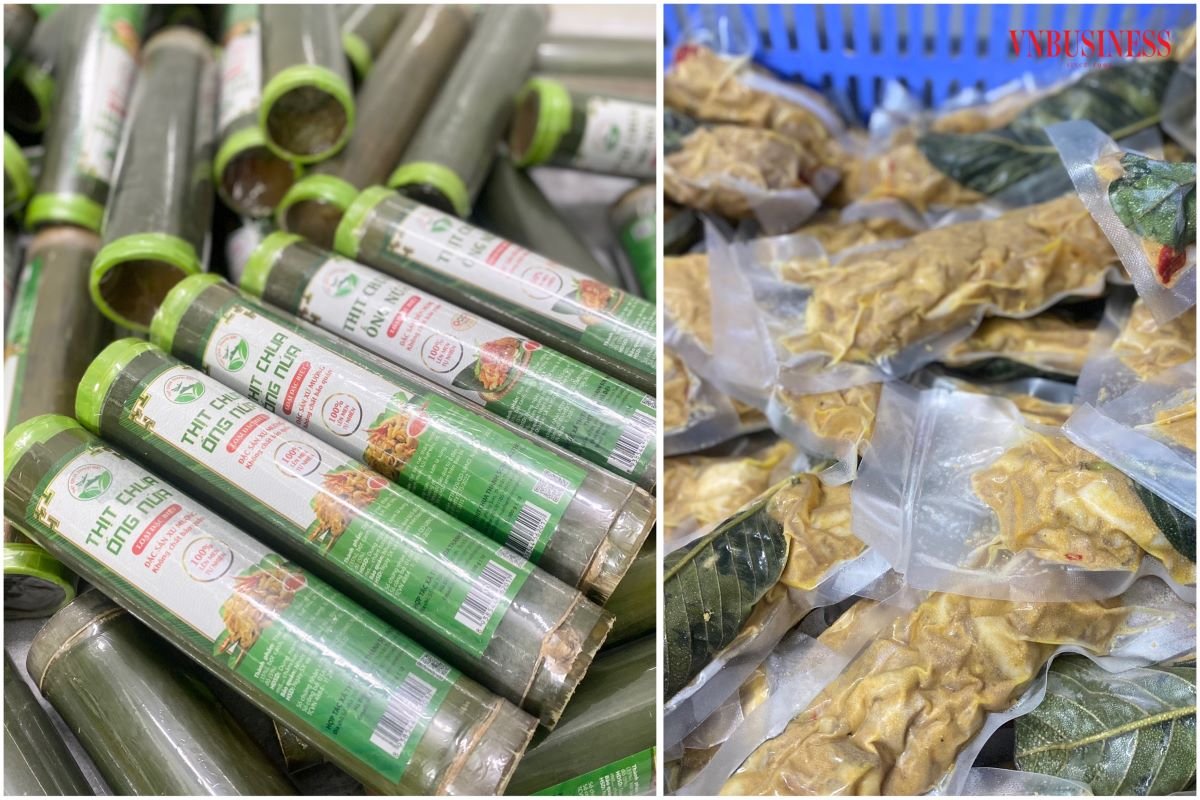 Sản phẩm thịt chua Thanh Sơn của HTX có diện mạo mới, phù hợp với quy định vệ sinh an toàn thực phẩm và xu hướng tiêu dùng trên thị trường.