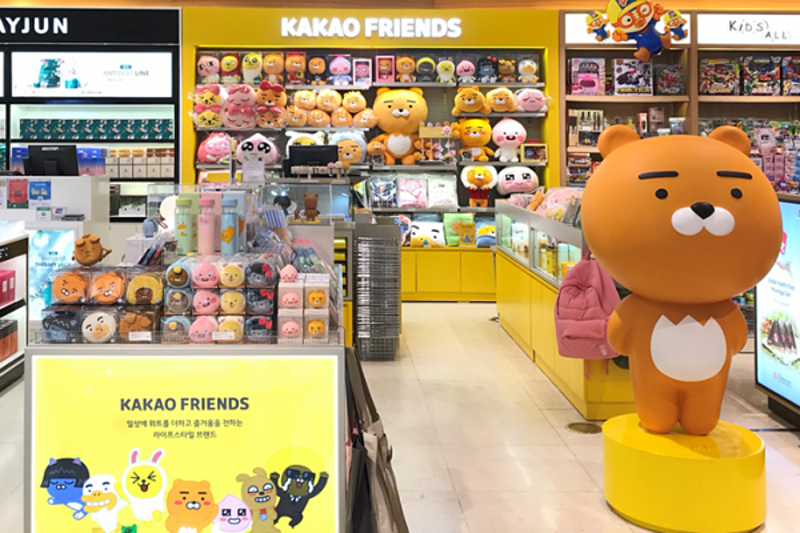 Những người bạn quen thuộc của KAKAO Friends sẽ có mặt tại K-Town từ ngày khai trương.