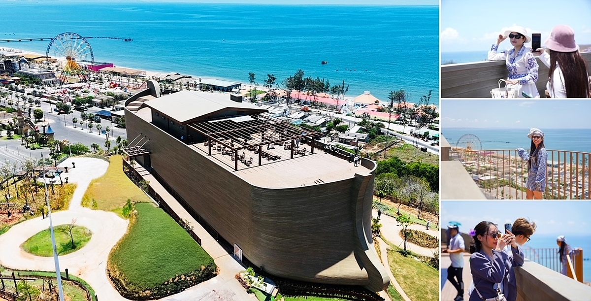 Đồi Kỳ quan Wonder Hill thu hút đông đảo khách tham quan ngay trong ngày đầu mở cửa.