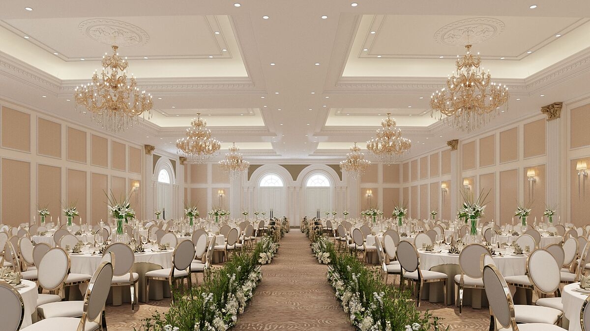 Vẻ đẹp lịch lãm, sang trọng của Trung tâm hội nghị tại Vinhomes Ocean Park 2.