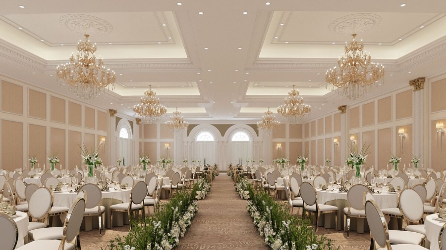 Vẻ đẹp lịch lãm, sang trọng của Trung tâm hội nghị tại Vinhomes Ocean Park 2.