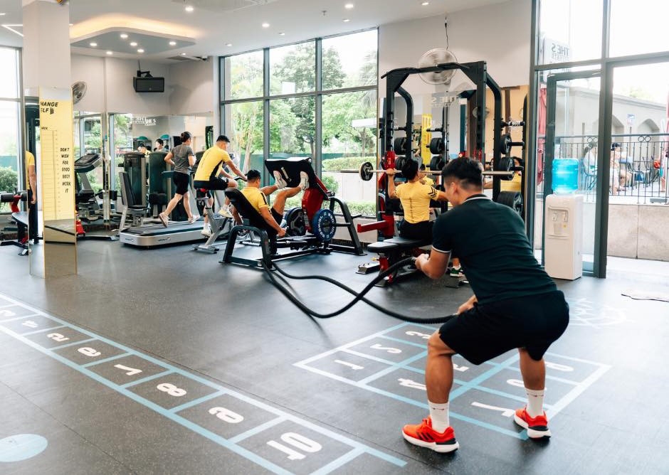 Thỏa sức tập luyện tại hệ thống phòng gym thuộc nội khu dự án.
