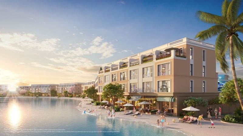 Chủ nhân Đảo Vua tận hưởng khoảng trời riêng phía sau nhà với bãi tắm nước biển giống như các khu resort 5 sao ở các “đảo tỷ phú” trên thế giới.