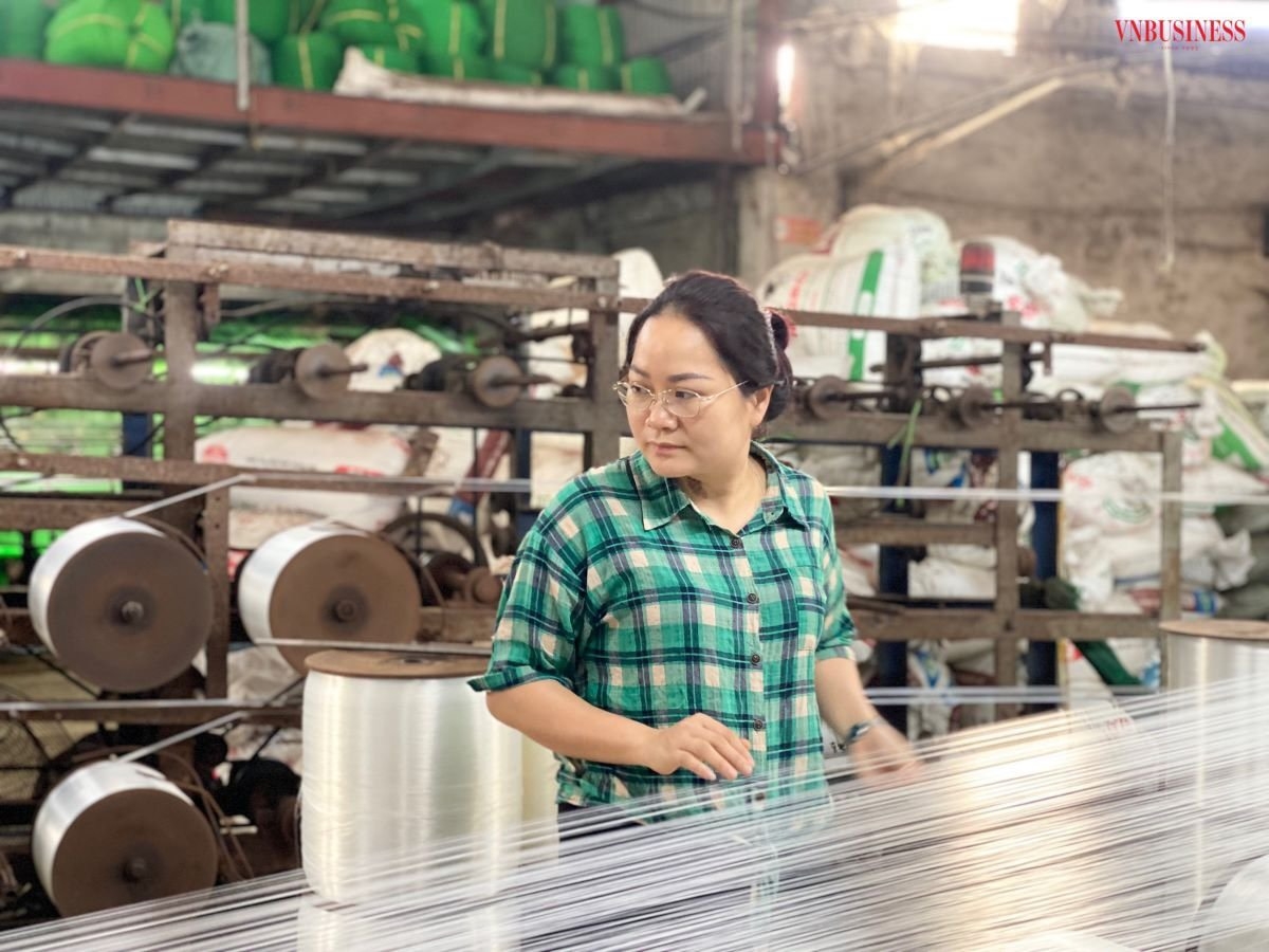 Ngành nghề chính của HTX là sản xuất các loại dây bện và lưới, với diện tích xưởng sản xuất hơn 900m2.