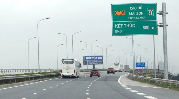 Cao tốc Cao Bồ - Mai Sơn sẽ được mở rộng quy mô lên 6 làn xe.