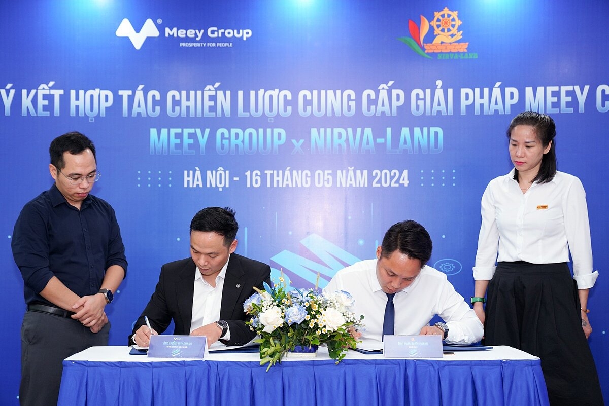 Meey Group và Nirva – Land đã chính thức ký kết hợp tác chiến lược tại Hà Nội.