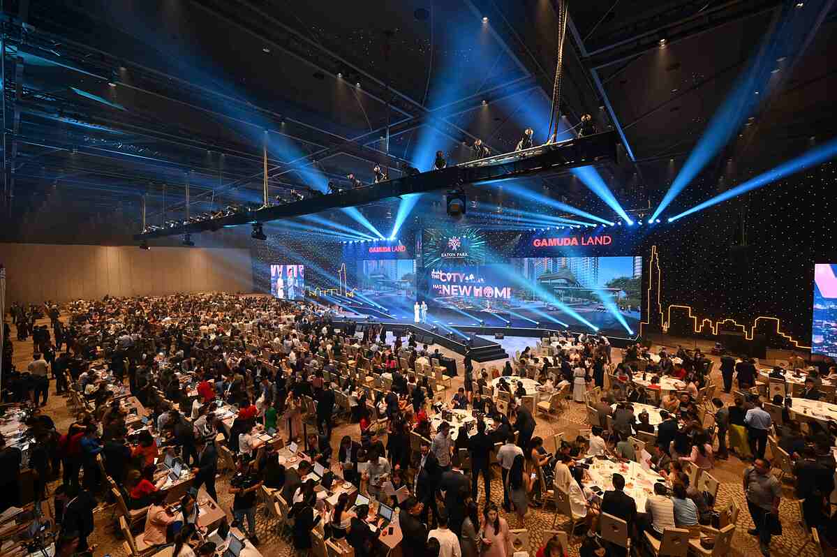 Hơn 1.600 người tham dự sự kiện công bố dự án Eaton Park. Nguồn: Gamuda Land Việt Nam.