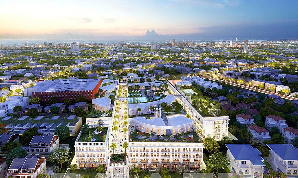 Phối cảnh tổng thể dự án D-One Sài Gòn. Hình: internet