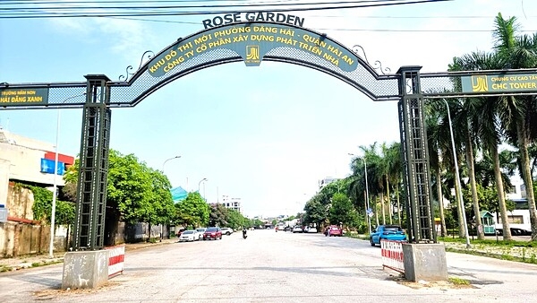 Cổng vào Khu đô thị mới Đằng Hải, quận Hải An, Hải Phòng