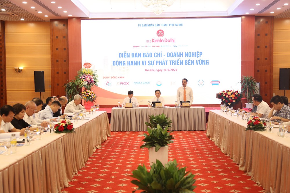 Diễn đàn “Báo chí - Doanh nghiệp đồng hành vì sự phát triển bền vững” là một trong những hoạt động ý nghĩa, thiết thực hướng tới Chào mừng kỷ niệm 99 năm Ngày Báo chí cách mạng Việt Nam &lpar;21/6/1925- 21/6/2024&rpar;.