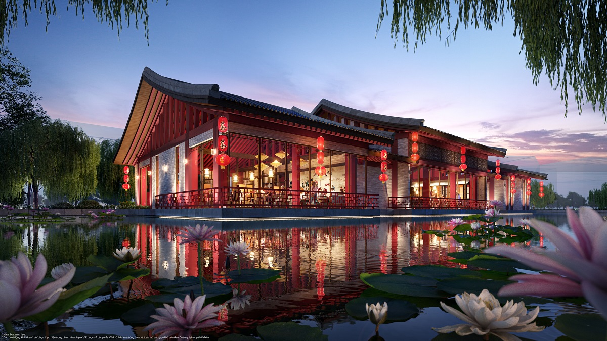 Nhà hàng Trung Hoa cao cấp tại Vinhomes Golden Avenue.