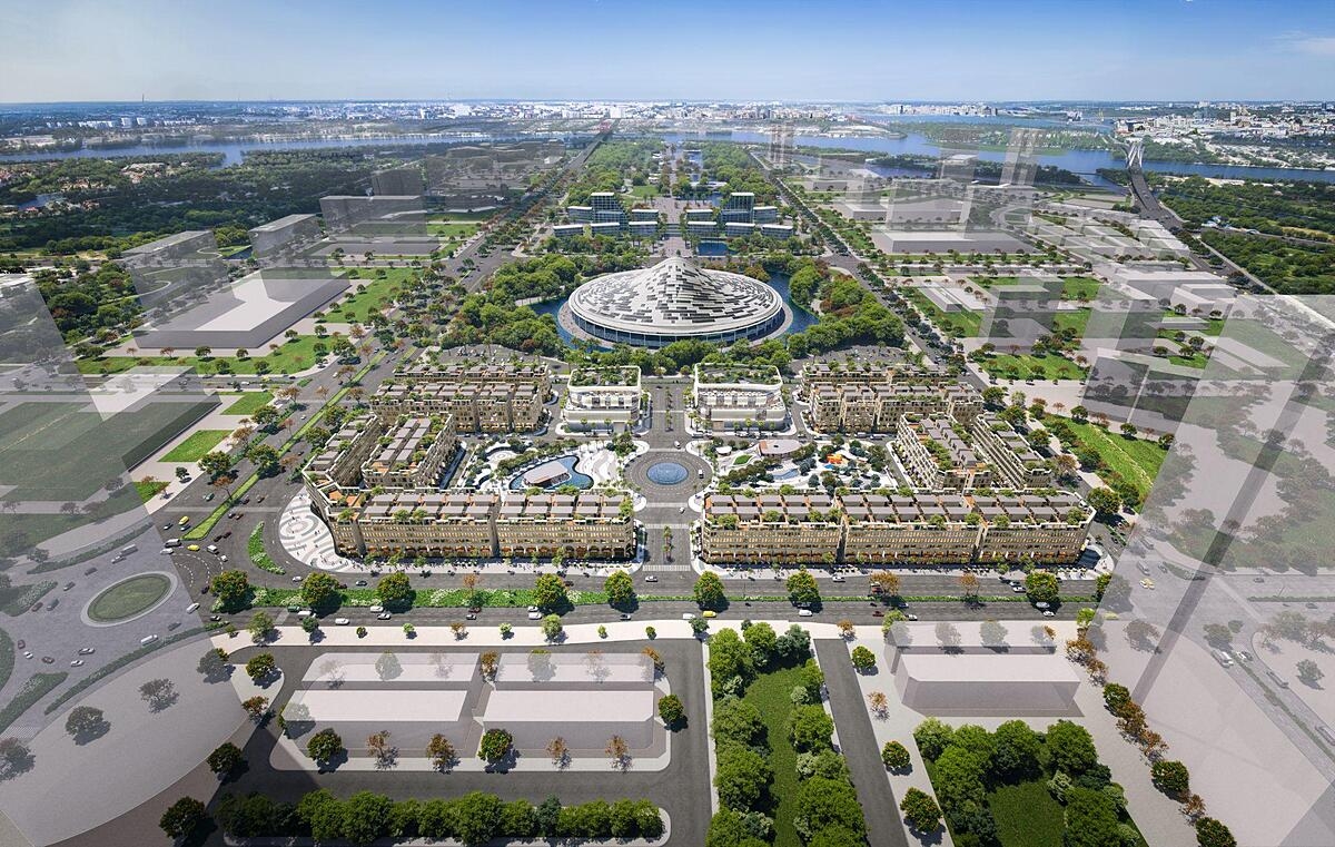 Phối cảnh dự án The Centric của Masterise Homes tại “Trục thịnh vượng” - trung tâm Thành phố mới Thy Nguyên - Hải Phòng.