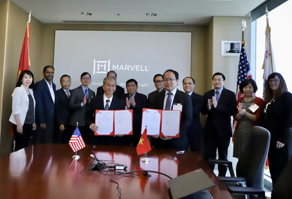 Bộ trưởng Nguyễn Chí Dũng làm việc với Công ty Marvell tại Slicon Valley.