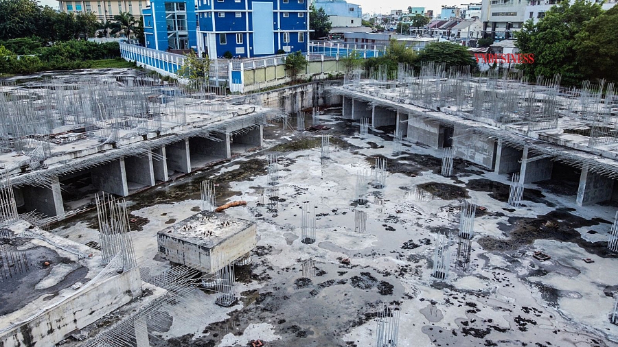 Các hạng mục sai phạm tại Dự án vẫn chưa được tháo dỡ.