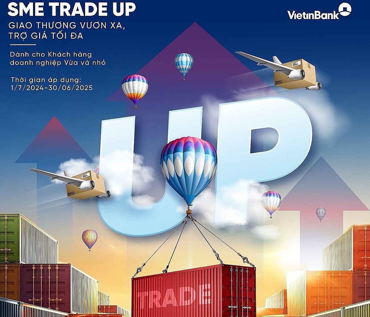 VietinBank ưu đãi phí tài trợ thương mại cho doanh nghiệp SME.