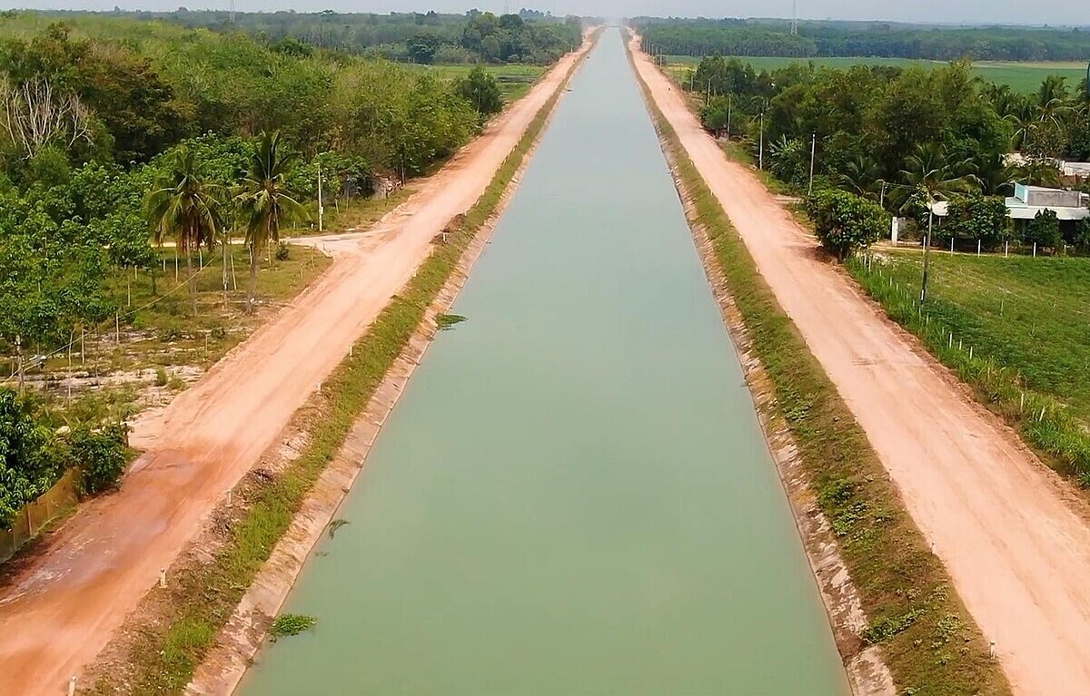 Hệ thống thủy lợi có vai trò quan trọng trong tái cơ cấu ngành nông nghiệp.