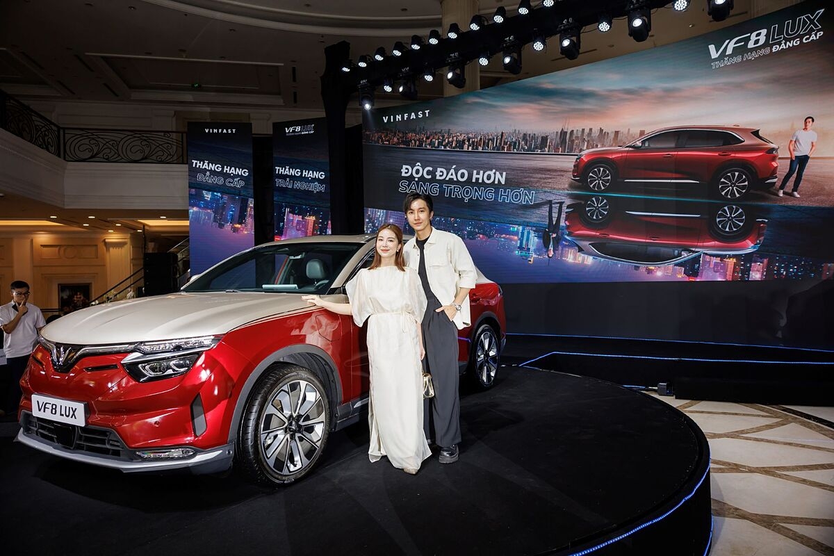 Thiết kế đầy sang trọng, khí chất của phiên bản nâng cấp – VF 8 Lux Plus.