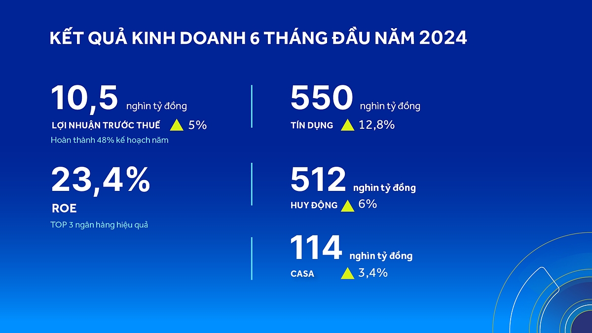 Kết quả kinh doanh 6 tháng đầu năm 2024.