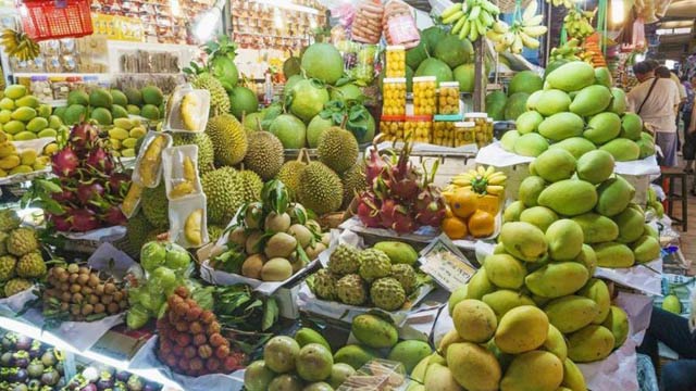 Sầu riêng, chuối, thanh long là những mặt hàng xuất khẩu chính của rau quả Việt Nam.