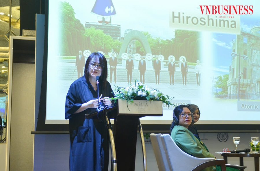 Bà Miho Takaura, Giám đốc điều hành COOP Hiroshima &lpar;Nhật Bản&rpar;.