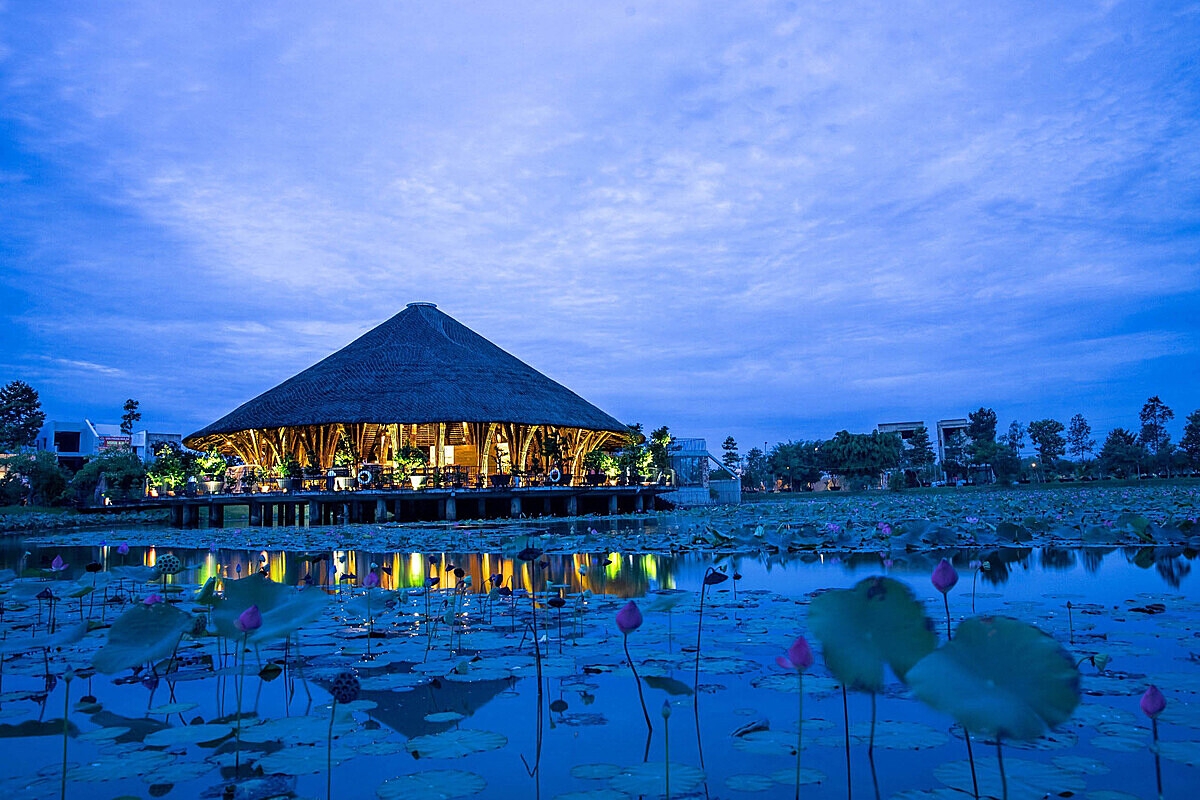 Một góc dự án Làng Sen Việt Nam.