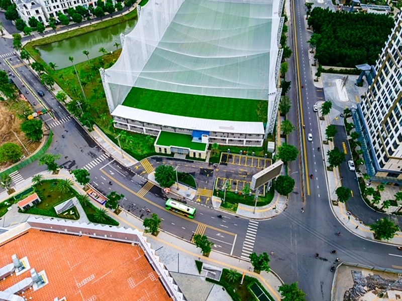 Sân golf 2 tầng 36 slots mới khai trương là công trình được cư dân The Beverly Solari đặc biệt yêu thích.