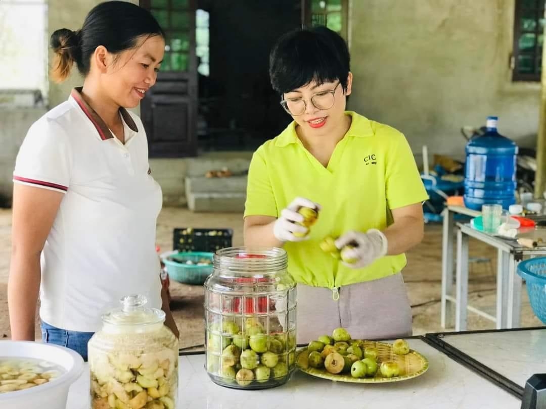 HTX Thuận Châu Xanh áp dụng quy trình lên men từ quả táo mèo.
